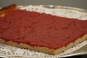 Iannelli's Famous Tomato pie  whole pies only 18" X 24"